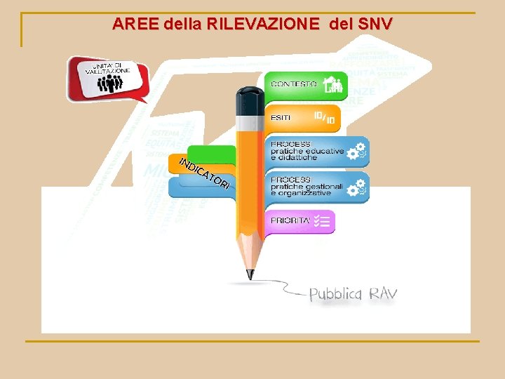 AREE della RILEVAZIONE del SNV 