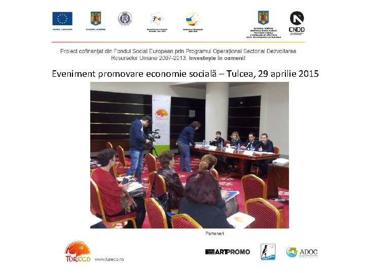 Eveniment promovare economie socială – Tulcea, 29 aprilie 2015 