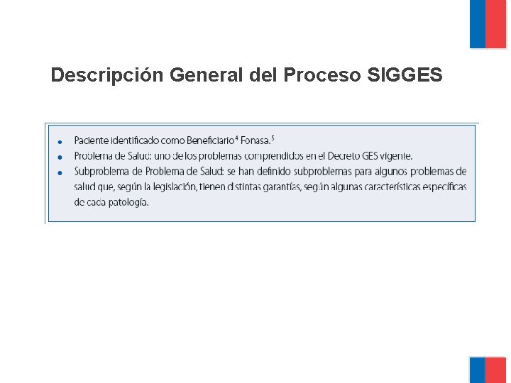 Descripción General del Proceso SIGGES 