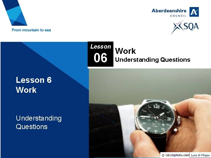 Lesson 06 Lesson 6 Work Understanding Questions 