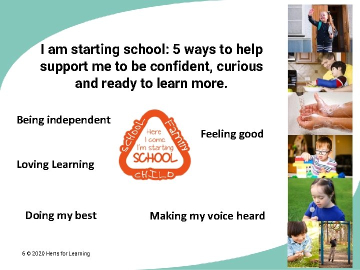 I am starting school: 5 ways to help support me to be confident, curious