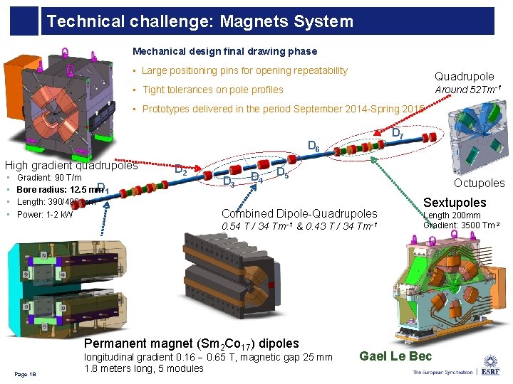 Technical challenge: Magnets System Mechanical design final drawing phase • Large positioning pins for Technical challenge: Magnets System Mechanical design final drawing phase • Large positioning pins for