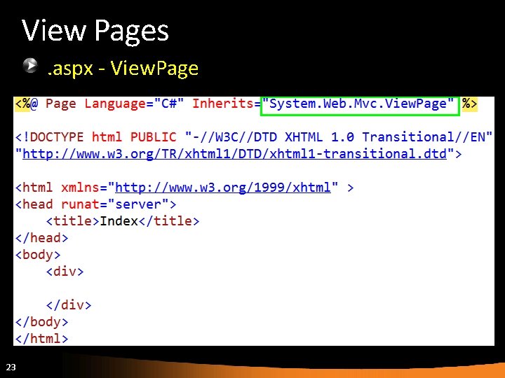 View Pages. aspx - View. Page 23 