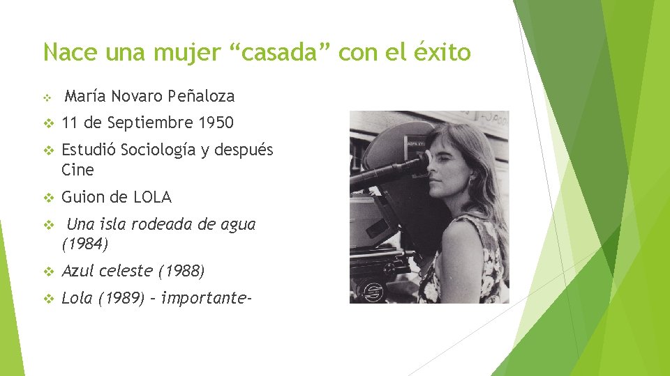 Nace una mujer “casada” con el éxito v María Novaro Peñaloza v 11 de Nace una mujer “casada” con el éxito v María Novaro Peñaloza v 11 de