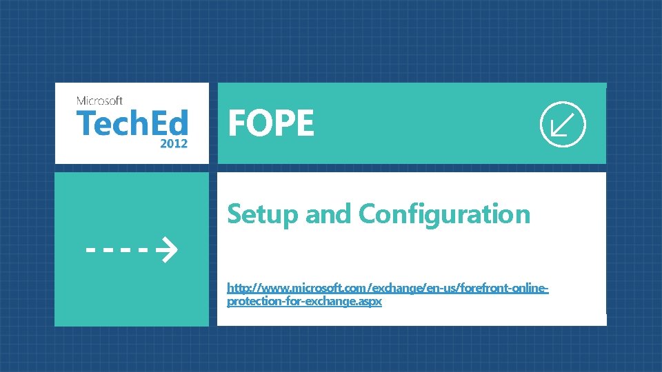 FOPE Setup and Configuration http: //www. microsoft. com/exchange/en-us/forefront-onlineprotection-for-exchange. aspx 