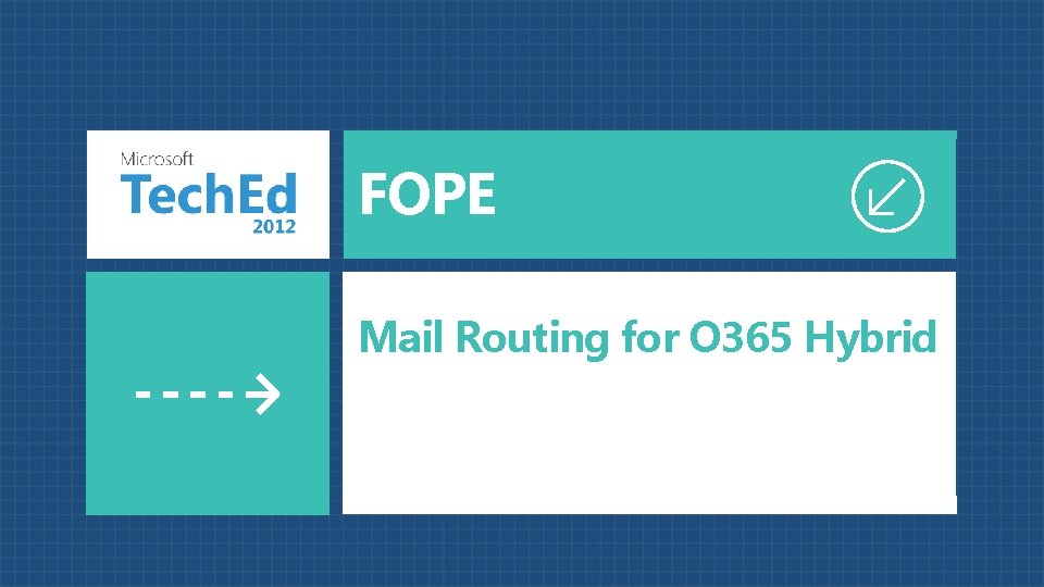 FOPE Mail Routing for O 365 Hybrid 