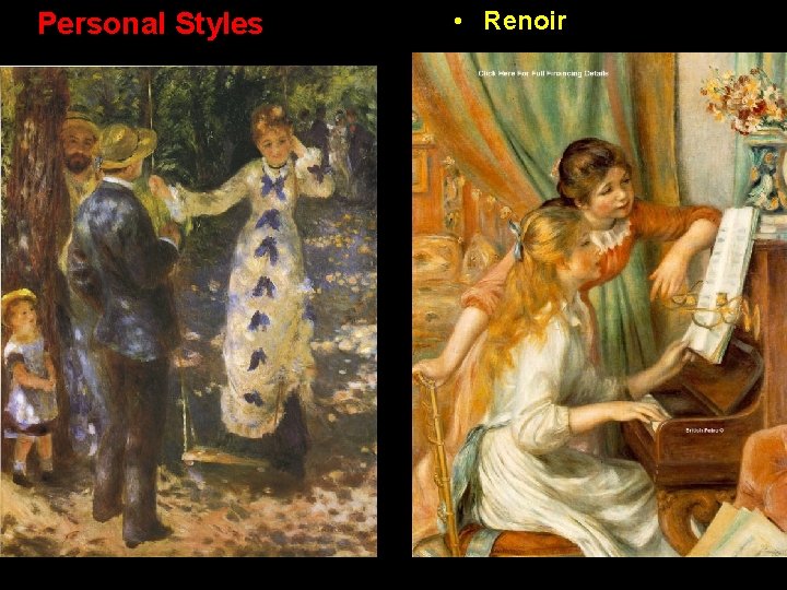 Personal Styles • Renoir Personal Styles • Renoir