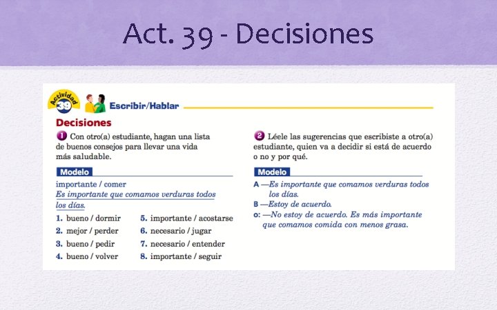 Act. 39 - Decisiones 