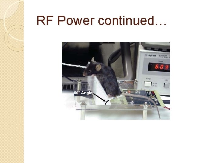 RF Power continued… 
