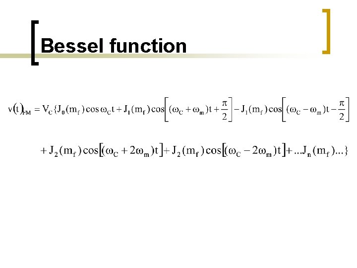 Bessel function 