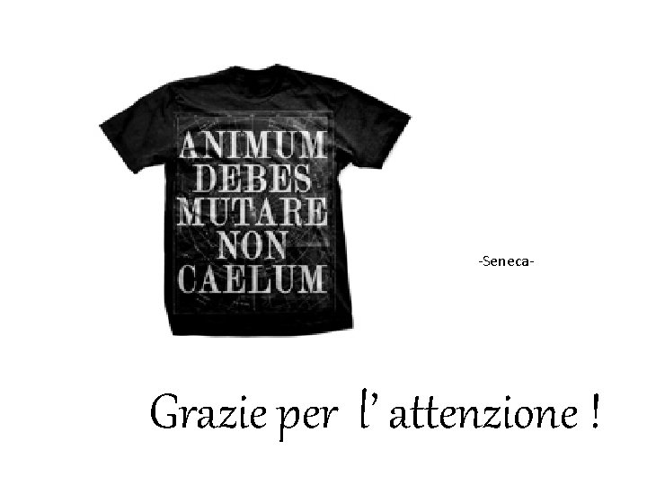 -Seneca- Grazie per l’ attenzione ! -Seneca- Grazie per l’ attenzione !