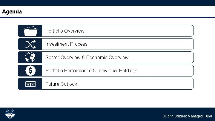 Agenda Portfolio Overview Investment Process Sector Overview & Economic Overview Portfolio Performance & Individual