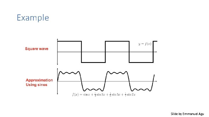 Example Slide by Emmanuel Agu 
