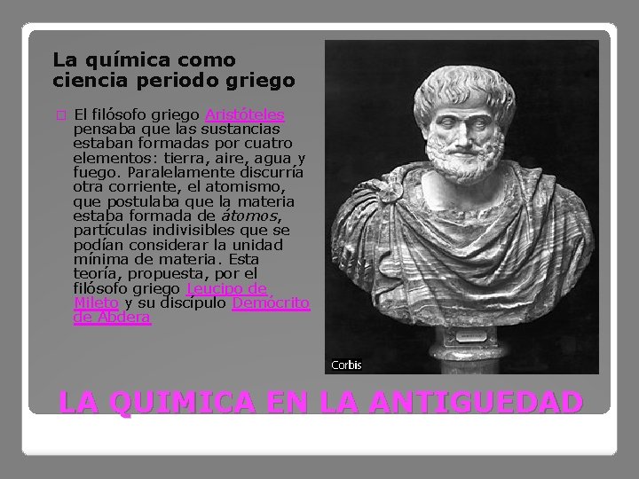 HISTORIA DE LA QUIMICA DESDE LA ANTIGEDAD HASTA