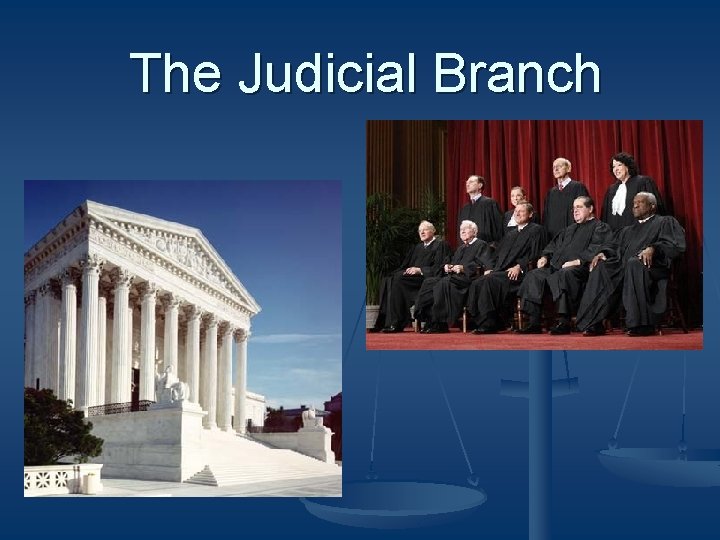 The Judicial Branch 