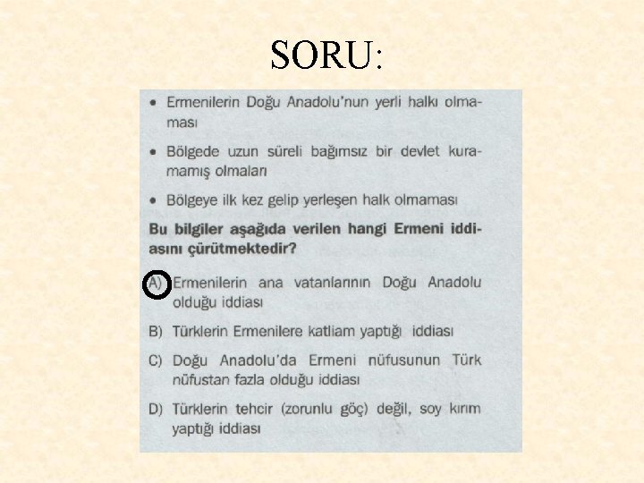 SORU: 