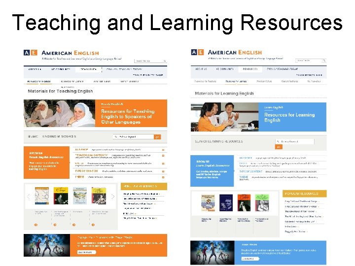 Teaching and Learning Resources Teaching and Learning Resources