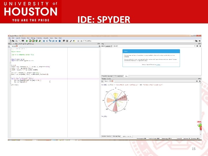 IDE: SPYDER 15 