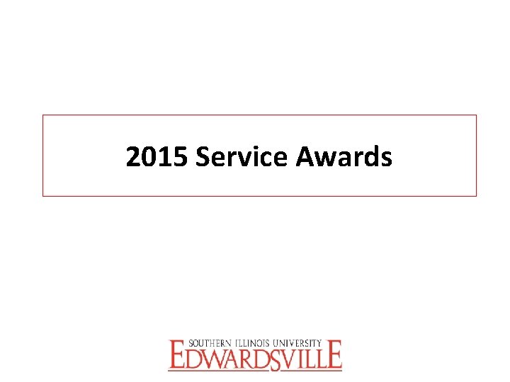 2015 Service Awards 