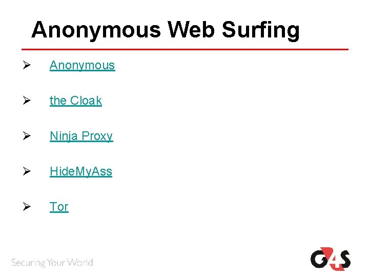 Anonymous Web Surfing Ø Anonymous Ø the Cloak Ø Ninja Proxy Ø Hide. My. Anonymous Web Surfing Ø Anonymous Ø the Cloak Ø Ninja Proxy Ø Hide. My.