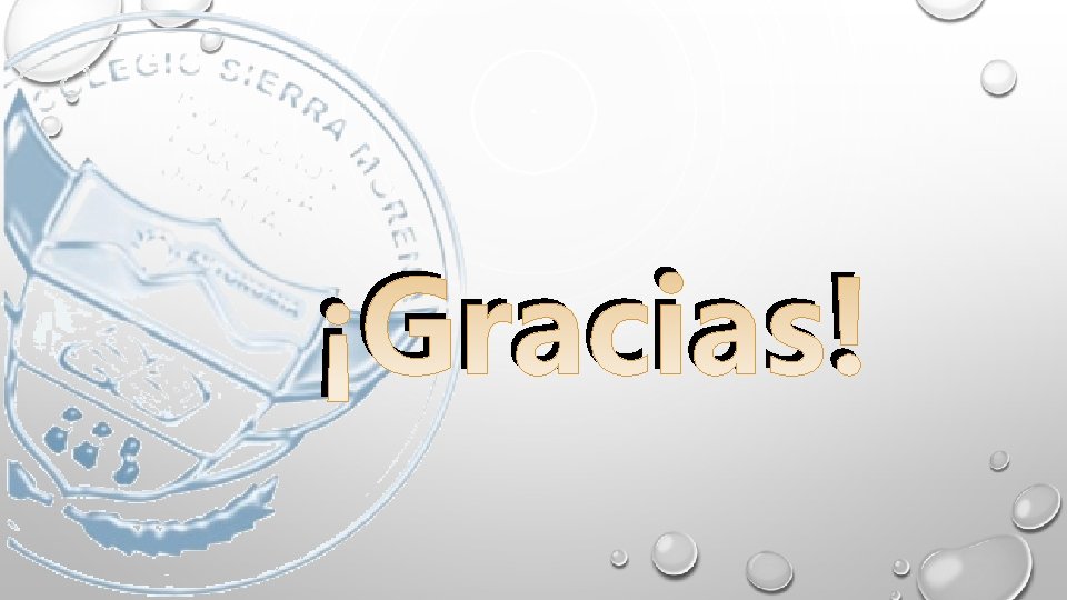 ¡Gracias! 