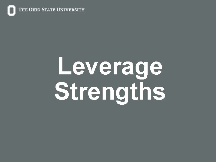 Leverage Strengths 11 