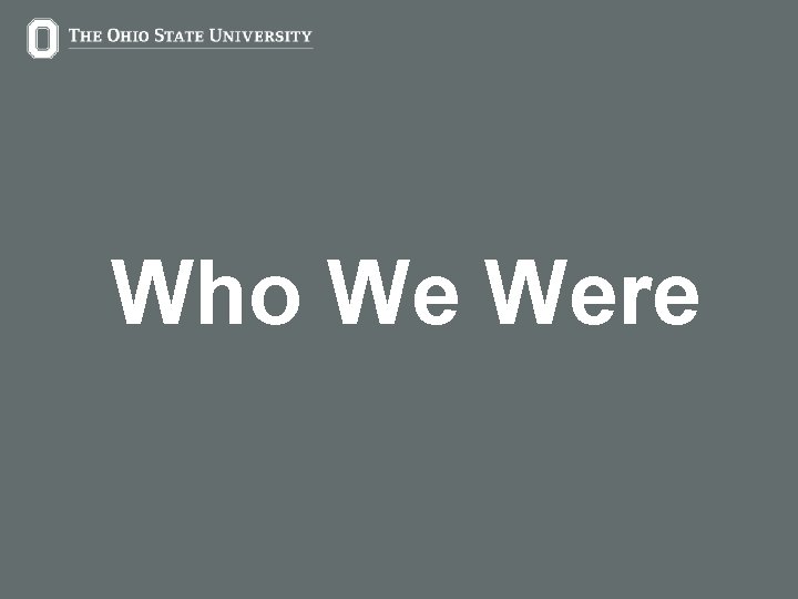 Who We Were 3 