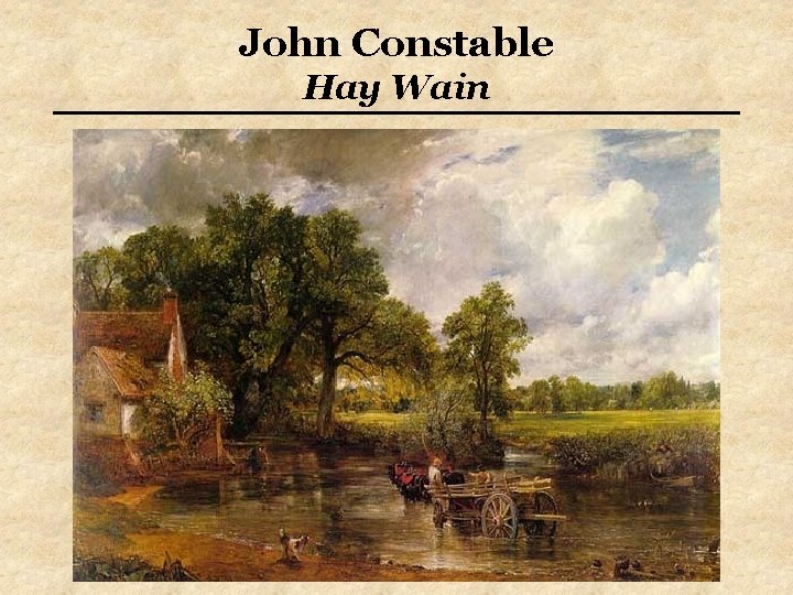 John Constable Hay Wain 
