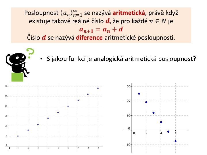  • S jakou funkcí je analogická aritmetická posloupnost? 