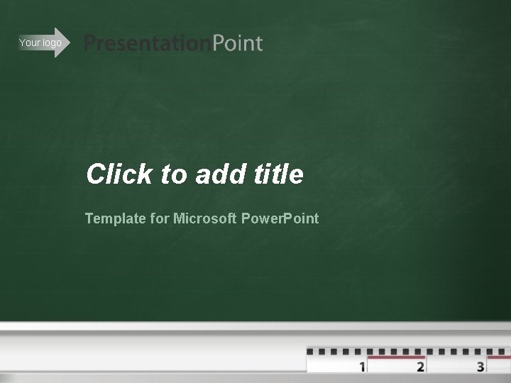 Your logo Click to add title Template for Microsoft Power. Point 