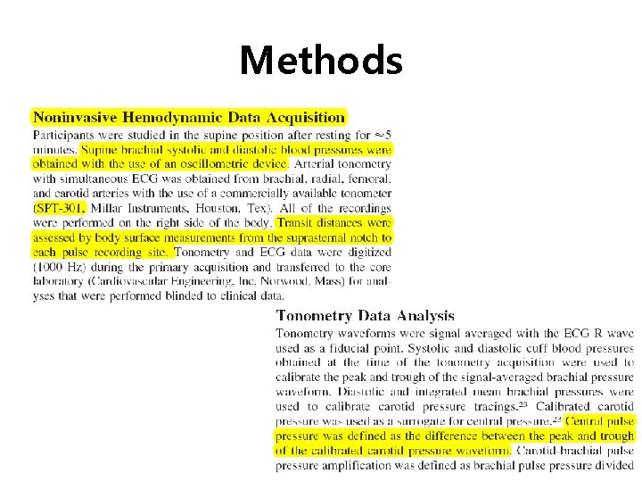 Methods Methods