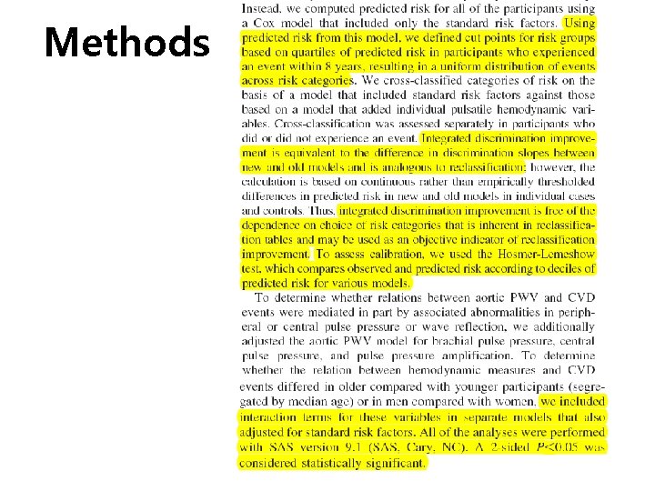 Methods Methods