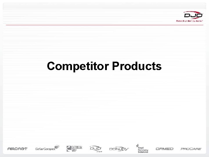 Competitor Products 