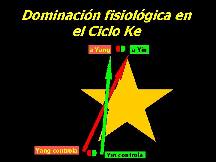 Dominación fisiológica en el Ciclo Ke a Yang controla a Yin controla Dominación fisiológica en el Ciclo Ke a Yang controla a Yin controla