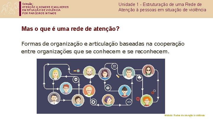 Coleção: ATENÇÃO A HOMENS E MULHERES EM SITUAÇÃO DE VIOLÊNCIA POR PARCEIROS ÍNTIMOS Unidade