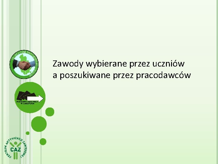 Zawody wybierane przez uczniów a poszukiwane przez pracodawców 