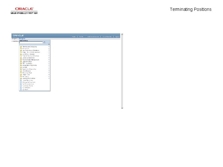 Terminating Positions 