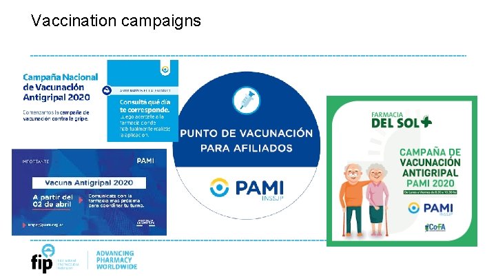 Vaccination campaigns 