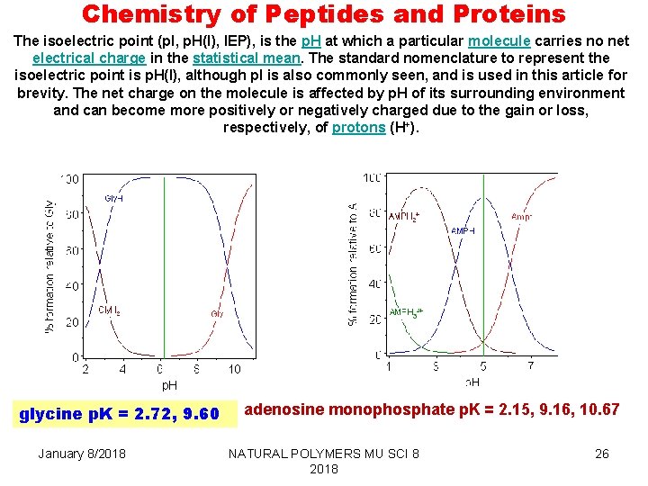 Chemistry of Peptides and Proteins The isoelectric point (p. I, p. H(I), IEP), is