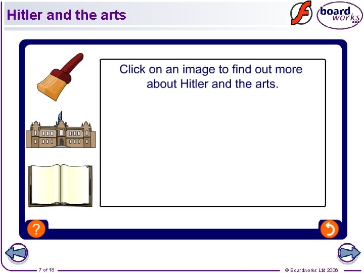 Hitler and the arts 7 of 18 © Boardworks Ltd 2006 
