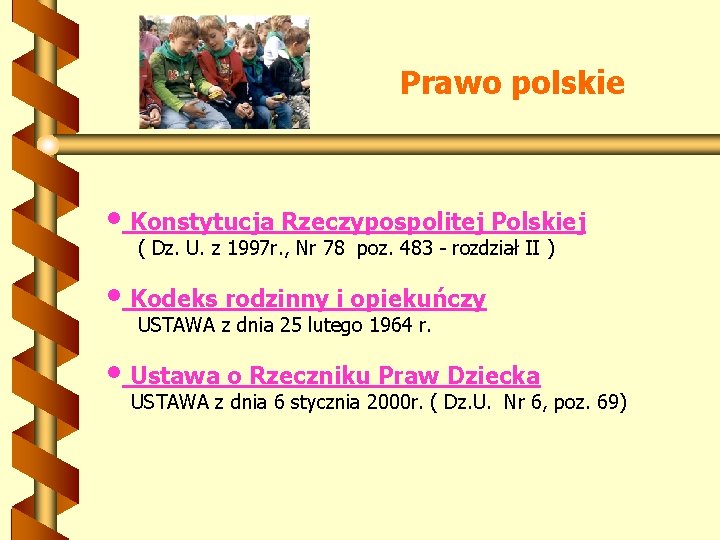 Prawo polskie • Konstytucja Rzeczypospolitej Polskiej ( Dz. U. z 1997 r. , Nr