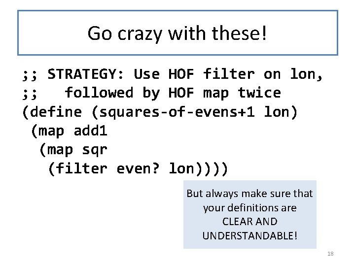 Go crazy with these! ; ; STRATEGY: Use HOF filter on lon, ; ;