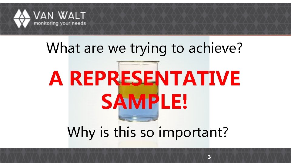 What are we trying to achieve? A REPRESENTATIVE SAMPLE! Why is this so important? What are we trying to achieve? A REPRESENTATIVE SAMPLE! Why is this so important?