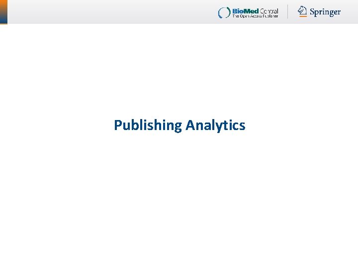 Publishing Analytics 