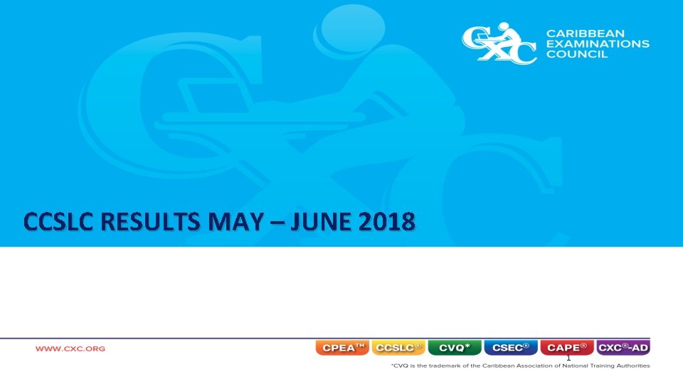 CCSLC RESULTS MAY – JUNE 2018 1 CCSLC RESULTS MAY – JUNE 2018 1