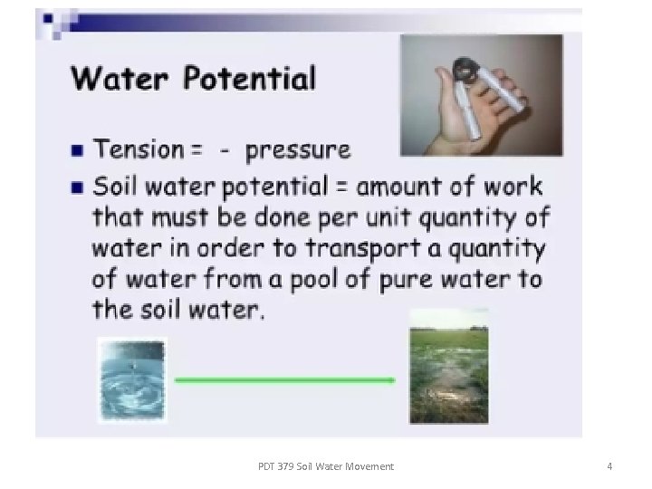 PDT 379 Soil Water Movement 4 