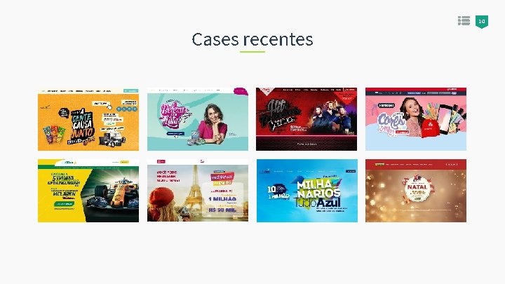 10 Cases recentes 