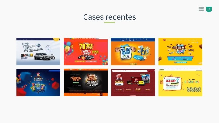 11 Cases recentes 