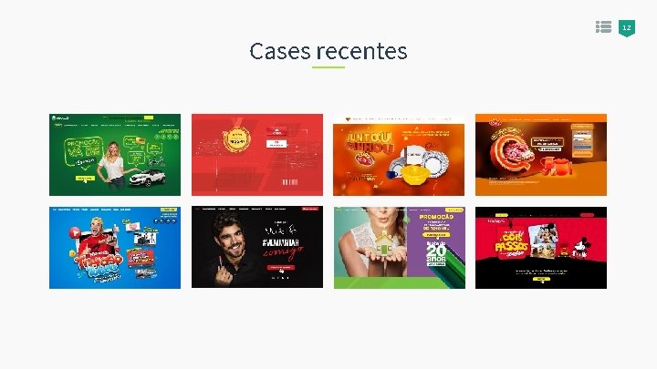 12 Cases recentes 