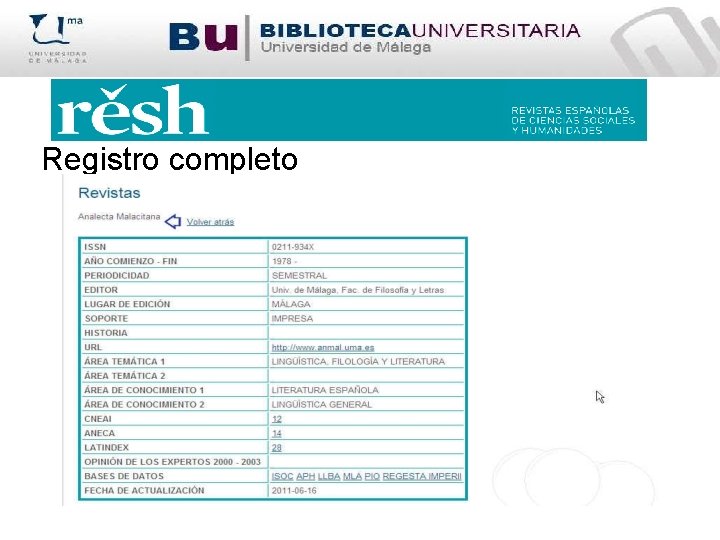 Registro completo 